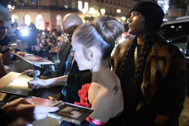 RECORD DATE NOT STATED Ariana Grande at premiere of The Wicked - Paris Ariana Grande arrives at the private premiere of the film The Wicked held in Paris, France on November 7, 2025. Photo by Florian Poitout ABACAPRESS.COM Paris France  Copyright: xPoitoutxFlorian ABACAx