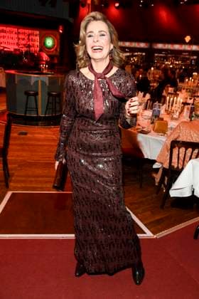 abb Palazzo Bettina Cramer as guest at the gala premiere of Kolja Kleeberg and Hans Peter Wodarz 17 Dinner Show Unikate at PALAZZO Spiegelpalast on 07 11 2025 in Berlin Berlin Germany