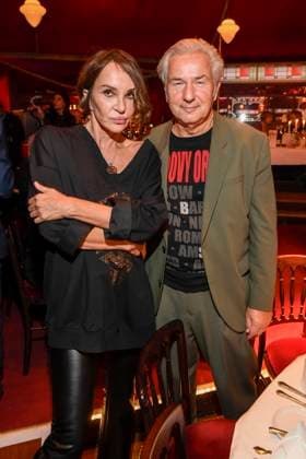 abb Palazzo Anouschka Renzi and Klaus Wowereit as guests at the gala premiere of Kolja Kleeberg and Hans Peter Wodarz 17 Dinner Show Unikate at PALAZZO Spiegelpalast on 07 11 2025 in Berlin Berlin Germany