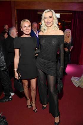 abb Palazzo Verena Kerth and her wife as guests at the gala premiere of Kolja Kleeberg and Hans Peter Wodarz 17 Dinner Show Unikate at PALAZZO Spiegelpalast on 07 11 2025 in Berlin Berlin Germany