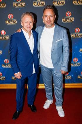 Gala Premiere 2025 of the Palazzo Dinner Show at the Spiegelpalast in Berlin Berlin, 7 11 2025 Axel Pape and Lars Pap at the Gala Premiere 2025 of the Palazzo Dinner Show at the Spiegelpalast in Berlin Berlin Copyright: xMatthiasxGränzdörferx