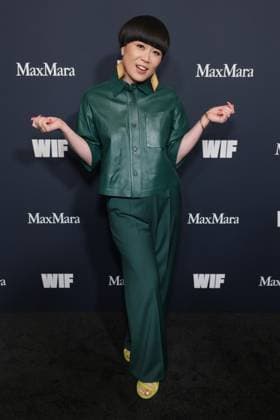 Women in Film - WIF Honors 2025 Atsudo Okatsuka, wearing Max Mara, attends the 2025 WIF Honors Presented By Max Mara at the Beverly Hilton Beverly Hills United States Copyright: xImagexSpacex xSOPAxImagesx 2511046_WIF_IMG_8331