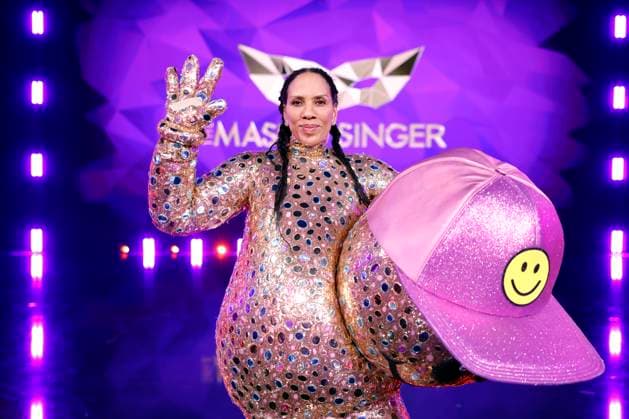 Designer Barbara Becker as the character Smiley in the Prosieben show The Masked Singer at the MMC Studios in Ossendorf Cologne, 08 11 2025 NRW Germany Copyright: xChristophxHardtx