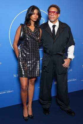 The Global Gift Gala at Four Seasons Hotel George V in Paris Gala Global Gift a l hotel Four Seasons George V a Paris Pauline Latchoumanin et JoeyStarr 450500 2025 11 08 Paris France  Copyright: xSebastienxFremontx xStarfacex STAR_450500_042