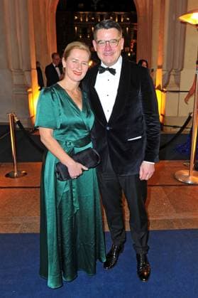 43 German Sports Press Ball 2025 Boris Rhein and Tanja Raab Rhein on the occasion of the 43 German Sports Press Ball on 08 11 2025 in the Alte Oper Frankfurt Main 20251108MWI094602