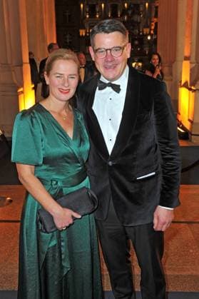 43 German Sports Press Ball 2025 Boris Rhein and Tanja Raab Rhein on the occasion of the 43 German Sports Press Ball on 08 11 2025 in the Alte Oper Frankfurt Main 20251108MWI094605