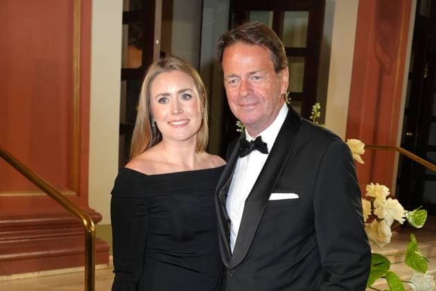 Rudi Cerne and his daughter Elisabeth at the 43rd German Sports Press Ball on 8 11 2025 at the Alte Oper in Frankfurt am Main German Sports Press Ball 2025 in Frankfurt am Main