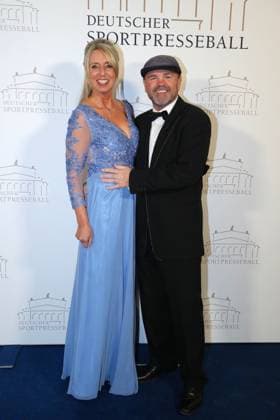 Monic Frank and Sven Ottke at the 43rd German Sports Press Ball on 8 11 2025 at the Alte Oper in Frankfurt am Main German Sports Press Ball 2025 in Frankfurt am Main