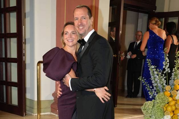 Pascal and Angela Hens at the 43rd German Sports Press Ball on 8 11 2025 at the Alte Oper in Frankfurt am Main German Sports Press Ball 2025 in Frankfurt am Main