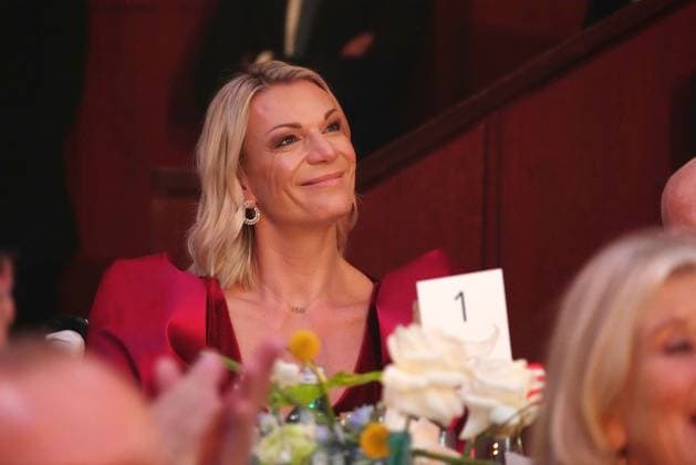 Maria Riesch at the 43rd German Sports Press Ball on 8 11 2025 at the Alte Oper in Frankfurt am Main German Sports Press Ball 2025 in Frankfurt am Main