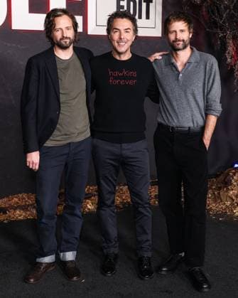 Netflix FYSEE: The Fall Edit - Stranger Things Season 5 FYC Event American writer, director, and producer Matt Duffer, Canadian-American director, producer, actor, and founder of 21 Laps Entertainment Shawn Levy and American producer Ross Duffer arrive at the Netflix FYSEE: The Fall Edit - Stranger Things Season 5 FYC (For Your Consideration) Event held at the Netflix Tudum Theater in Hollywood, Los Angeles, California, United States. Netflix Tudum Theater, Hollywood, Los Angeles, California, USA California United States  Copyright: xImagexPressxAgencyx originalFilename: collin-netflixf251109_npgon.jpg