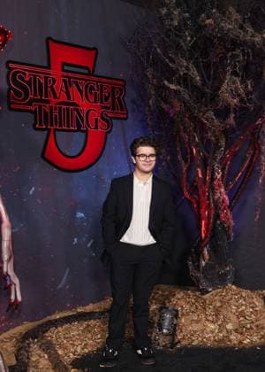 Netflix FYSEE: The Fall Edit - Stranger Things Season 5 FYC Event American actor and singer Gaten Matarazzo arrives at the Netflix FYSEE: The Fall Edit - Stranger Things Season 5 FYC (For Your Consideration) Event held at the Netflix Tudum Theater in Hollywood, Los Angeles, California, United States. Netflix Tudum Theater, Hollywood, Los Angeles, California, USA California United States  Copyright: xImagexPressxAgencyx originalFilename: collin-netflixf251109_npys3.jpg