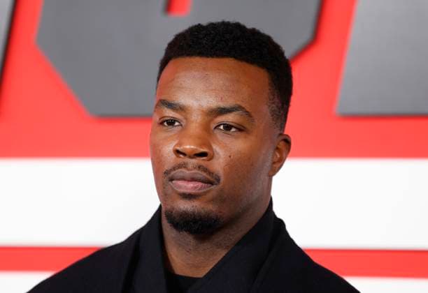 Daniel Ezra arrives on the red carpet at Paramount s The Running Man New York Premiere at AMC Lincoln Square Theater on Sunday, November 9, 2025 in New York City.  NYP20251109106 JOHNxANGELILLO