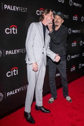 PaleyFest NY 2025: Paramount+ s Landman , New York, New York, USA - 09 Nov 2025 (L-R) Jacob Lofland and Billy Bob Thornton attend Paramount+ s Landman during PaleyFest NY 2025 at The Paley Museum. New York United States Copyright: xRonxAdarx xSOPAxImagesx _radar_paley_20251109_00480