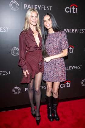 PaleyFest NY 2025: Paramount+ s Landman , New York, New York, USA - 09 Nov 2025 (L-R) Ali Larter and Demi Moore attend Paramount+ s Landman during PaleyFest NY 2025 at The Paley Museum. New York United States Copyright: xRonxAdarx xSOPAxImagesx _radar_paley_20251109_00858