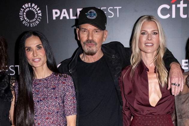 November 9, 2025, New York, United States: (L-R) Demi Moore, Billy Bob Thornton and Ali Larter attend Paramount+ s Landman during PaleyFest NY 2025 at The Paley Museum. New York United States - ZUMAs197 20251109_aaa_s197_523 Copyright: xRonxAdarx