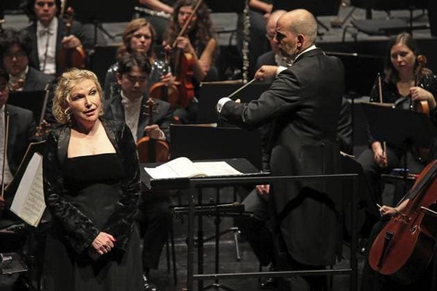 3 Symphony concert of the Neue Philharmonie Westfalen with the Gelsenkirchen star soprano Anne Schwanewilms at the Musiktheater im Revier in Gelsenkirchen FOR EDITORIAL PURPOSES ONLY p 3 Symphony concert of the Neue Ph Copyright: FrankxOppitz doc837g0uygb8l3qf4i9up ,EDITORIAL USE ONLY Copyright: FrankxOppitz