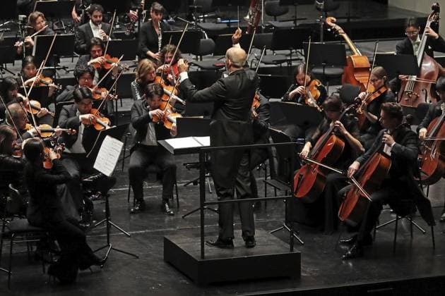 3 Symphony concert of the Neue Philharmonie Westfalen with the Gelsenkirchen star soprano Anne Schwanewilms at the Musiktheater im Revier in Gelsenkirchen FOR EDITORIAL PURPOSES ONLY p 3 Symphony concert of the Neue Ph Copyright: FrankxOppitz doc837g0vj2i45132u024vz ,EDITORIAL USE ONLY Copyright: FrankxOppitz