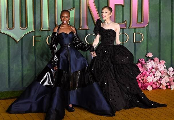 Celebrities attend the Wicked: For Good European Premiere at Cineworld London Leicester Square in London Featuring: Cynthia Erivo, Ariana Grande Where: London, United Kingdom When: 10 Nov 2025 Credit: Cover Images EDITORIAL USE ONLY. NOT FOR USE BY NEWSPAPERS BASED IN THE UK. Copyright: xx coverimg55258860