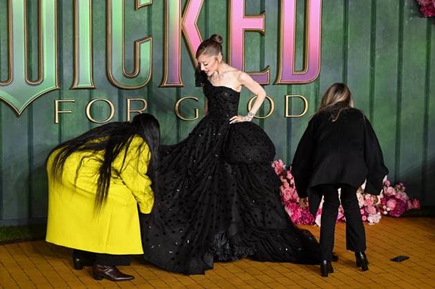 Celebrities attend the Wicked: For Good European Premiere at Cineworld London Leicester Square in London Featuring: Ariana Grande Where: London, United Kingdom When: 10 Nov 2025 Credit: Cover Images EDITORIAL USE ONLY. NOT FOR USE BY NEWSPAPERS BASED IN THE UK. Copyright: xx coverimg55258877