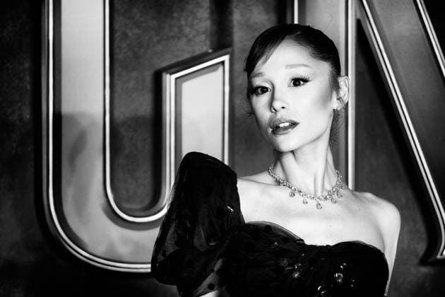 European Premiere of WICKED FOR GOOD on Monday 10 November 2025 Ariana Grande seen at the European Premiere of WICKED FOR GOOD on Monday 10 November 2025 at Cineworld Leicester Square, London. Editors Note: Image converted to monochrome., Credit:Julie Edwards Avalon  Copyright: xJuliexEdwardsx xAvalonx 1051704875