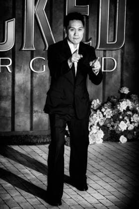 European Premiere of WICKED FOR GOOD on Monday 10 November 2025 Director Jon M. Chu seen at the European Premiere of WICKED FOR GOOD on Monday 10 November 2025 at Cineworld Leicester Square, London. Editors Note: Image converted to monochrome., Credit:Julie Edwards Avalon  Copyright: xJuliexEdwardsx xAvalonx 1051704903