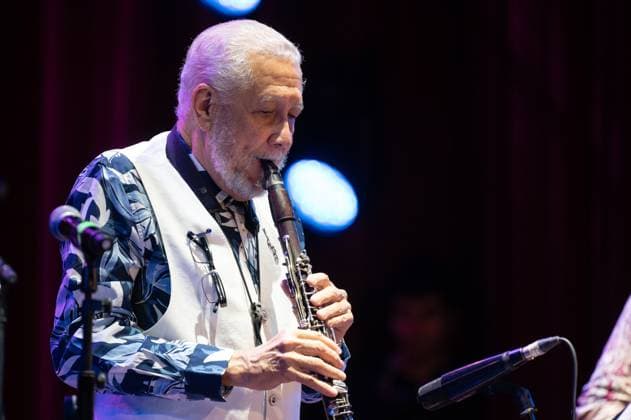 November 10, 2025, Madrid, Spain: Cuban jazz Paquito D Rivera performs during the JAZZMADRID concert at the Fernanda Gomez Theatre in Madrid. Madrid Spain - ZUMAs197 20251110_aaa_s197_155 Copyright: xAtilanoxGarciax