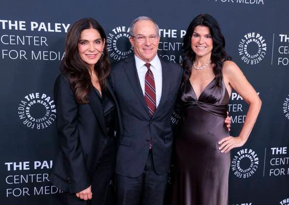 November 10, 2025, Beverly Hills, California, USA: Mary Wells, John Hanover and Maureen J. Reidy on the red carpet of the 2025 Paley Honors Fall Gala held on Monday November 10, 2025 at the Hilton Hotel in Beverly Hills, California. JAVIER ROJAS PI Beverly Hills USA - ZUMAp124 20251110_zaa_p124_104 Copyright: xJavierxRojasx
