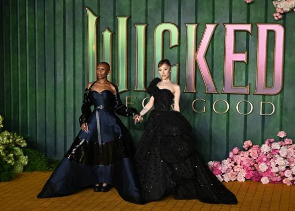 Cynthia Erivo and Ariana Grande attends Wicked: For Good European Premiere at Cineworld Leicester Square in London, England. UK. Monday 10th November 2025 Copyright: xJamesxWarrenx adzj8071