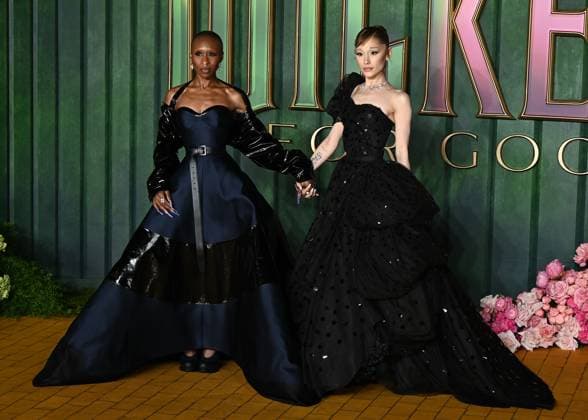Cynthia Erivo and Ariana Grande attends Wicked: For Good European Premiere at Cineworld Leicester Square in London, England. UK. Monday 10th November 2025 Copyright: xJamesxWarrenx adzj8072
