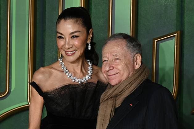 Michelle Yeoh and Jean Todt attends Wicked: For Good European Premiere at Cineworld Leicester Square in London, England. UK. Monday 10th November 2025 Copyright: xJamesxWarrenx adzj8100