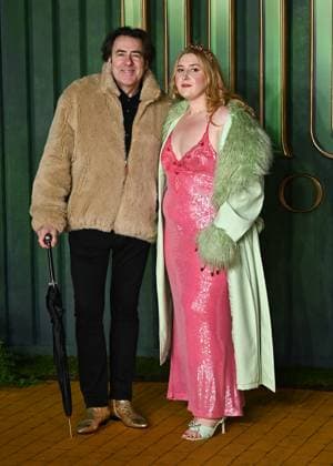 Jonathan Ross and Honey Ross attends Wicked: For Good European Premiere at Cineworld Leicester Square in London, England. UK. Monday 10th November 2025 Copyright: xJamesxWarrenx adzj8159