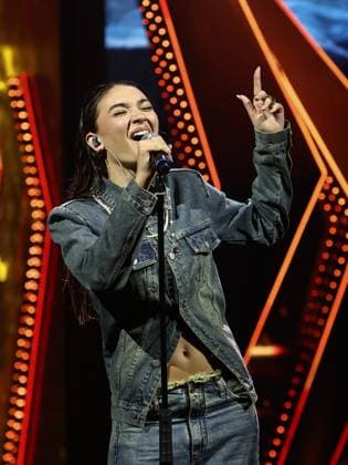 Rome, Rai studios on Via Asiago, Sanremo Giovani TV show - first episode. Pictured: Antonia  Copyright: xMarcoxProvvisionatox xipa-agency.netx xMarcoxProvvisionatox IPA_Agency_IPA67842754