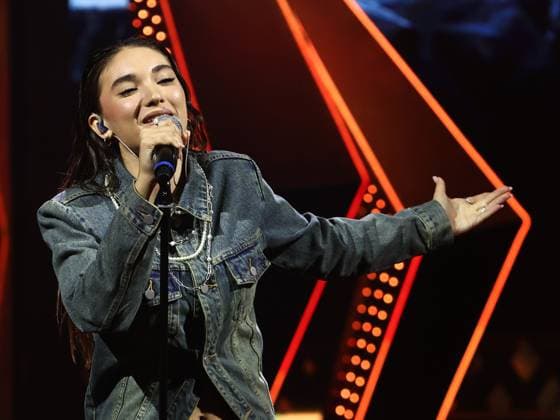 Rome, Rai studios on Via Asiago, Sanremo Giovani TV show - first episode. Pictured: Antonia  Copyright: xMarcoxProvvisionatox xipa-agency.netx xMarcoxProvvisionatox IPA_Agency_IPA67842755