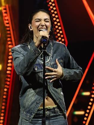 Rome, Rai studios on Via Asiago, Sanremo Giovani TV show - first episode. Pictured: Antonia  Copyright: xMarcoxProvvisionatox xipa-agency.netx xMarcoxProvvisionatox IPA_Agency_IPA67842757