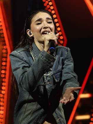 Rome, Rai studios on Via Asiago, Sanremo Giovani TV show - first episode. Pictured: Antonia  Copyright: xMarcoxProvvisionatox xipa-agency.netx xMarcoxProvvisionatox IPA_Agency_IPA67842764