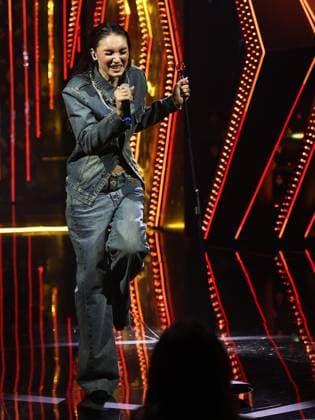 Rome, Rai studios on Via Asiago, Sanremo Giovani TV show - first episode. Pictured: Antonia  Copyright: xMarcoxProvvisionatox xipa-agency.netx xMarcoxProvvisionatox IPA_Agency_IPA67842769