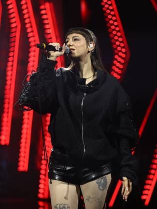 Rome, Rai studios on Via Asiago, Sanremo Giovani TV show - first episode. Pictured: CmqMartina  Copyright: xMarcoxProvvisionatox xipa-agency.netx xMarcoxProvvisionatox IPA_Agency_IPA67842836