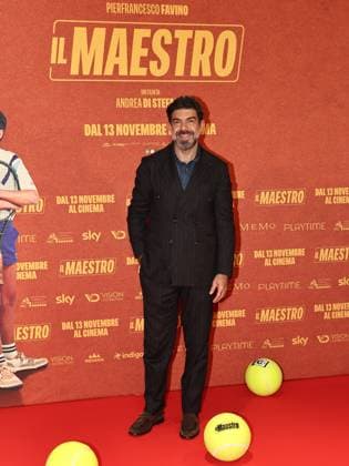 Rome, The Space Moderno cinema, premiere of The Maestro. Pictured: Pierfrancesco Favino  Copyright: xMarcoxProvvisionatox xipa-agency.netx xMarcoxProvvisionatox IPA_Agency_IPA67843574