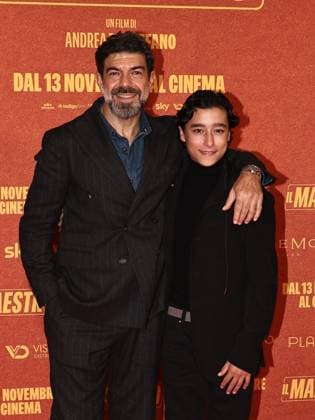 Rome, The Space Moderno cinema, premiere of the film The Maestro. Pictured: Pierfrancesco Favino, Tiziano Menichelli  Copyright: xMarcoxProvvisionatox xipa-agency.netx xMarcoxProvvisionatox IPA_Agency_IPA67843601