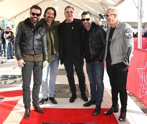 2025 Music City Walk of Fame Induction Ceremony Brad Tursi, Geoff Sprung, Vince Gill, Matthew Ramsey and Trevor Rosen of Old Dominion at the 2025 Music City Walk of Fame Induction Ceremony held at Music City Walk of Fame Park on November 11, 2025 in Nashville, TN Nashville Music City Walk of Fame Park Tennessee USA Copyright: xTammiexArroyox xAFF-USA.comx