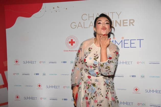 Rome, Monumental Complex of Santo Spirito in Sassia Charity Gala Dinner for the Red Cross 2025, In the photo: Rajae Bezzaz  Copyright: xVincenzoxLandix xipa-agency.netx xVincenzoxLandix IPA_Agency_IPA67849899