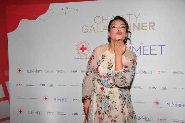 Rome, Monumental Complex of Santo Spirito in Sassia Charity Gala Dinner for the Red Cross 2025, In the photo: Rajae Bezzaz  Copyright: xVincenzoxLandix xipa-agency.netx xVincenzoxLandix IPA_Agency_IPA67849905