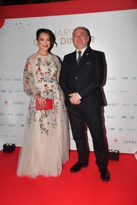Rome, Monumental Complex of Santo Spirito in Sassia Charity Gala Dinner for the Red Cross 2025, In the photo: Rajae Bezzaz Rosario Valastro  Copyright: xVincenzoxLandix xipa-agency.netx xVincenzoxLandix IPA_Agency_IPA67849972
