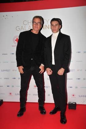 Rome, Monumental Complex of Santo Spirito in Sassia Charity Gala Dinner for the Red Cross 2025, In the photo: Jimmy Ghione and son  Copyright: xVincenzoxLandix xipa-agency.netx xVincenzoxLandix IPA_Agency_IPA67849986