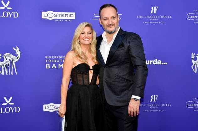 Jennifer Knäble with husband Felix Moese at the Tribute to Bambi 2025 at The Charles Hotel Munich, 11 11 2025 Foto:xB.xInsingerx xFuturexImagex tribute_5173
