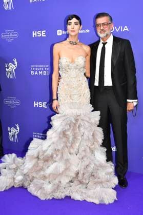 Zoe Helali with guest at the Tribute to Bambi 2025 at The Charles Hotel Munich, 11 11 2025 Foto:xB.xInsingerx xFuturexImagex tribute_5196