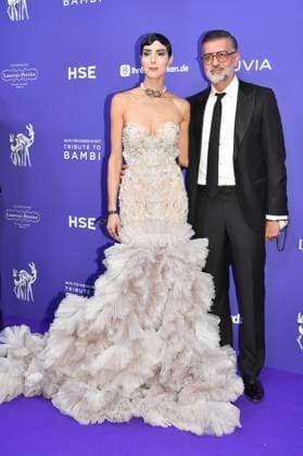 Zoe Helali with guest at the Tribute to Bambi 2025 at The Charles Hotel Munich, 11 11 2025 Foto:xB.xInsingerx xFuturexImagex tribute_5197
