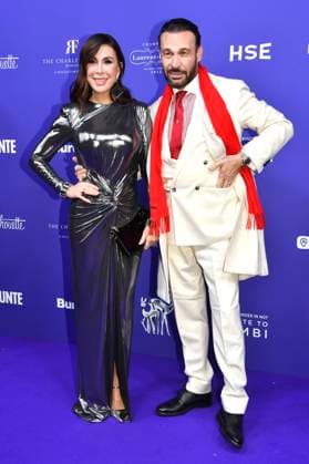 Judith Williams with husband Alexander Klaus Stecher at the Tribute to Bambi 2025 at The Charles Hotel Munich, 11 11 2025 Foto:xB.xInsingerx xFuturexImagex tribute_5201