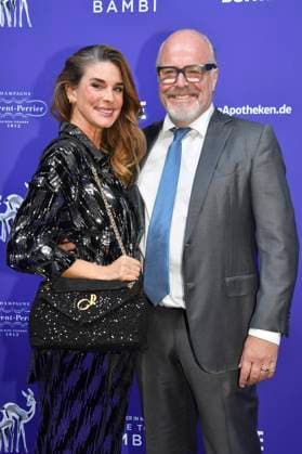 Claudelle Deckert and Peter Olsson at the Tribute to Bambi 2025 at The Charles Hotel Munich, 11 11 2025 Foto:xB.xInsingerx xFuturexImagex tribute_5231
